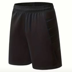 Adult X-Large Padded Goalkeeper Goalie Short, new, no number,