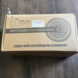 Tumbler cup turner, resin art