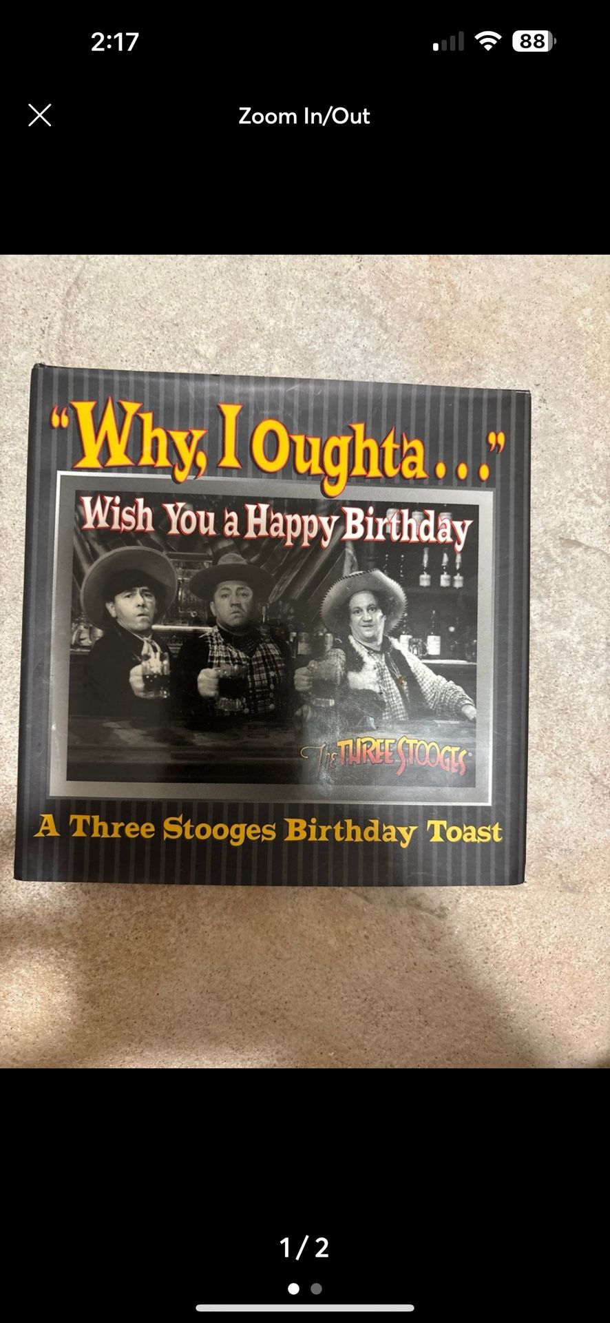 Three Stooges Birthday Book