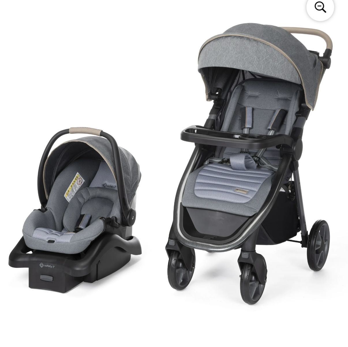Monbebe Maisy Deluxe Travel System with Infant car seat, Unisex - NEW