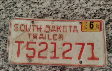 Vintage Trailer plate