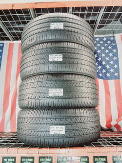 📍 4 Matching Used Tires 265/50R20 BRIDGESTONE ECOPIA H/L ALL SEASON TOURING 265 50 R20