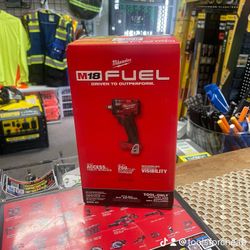 Milwaukee M18 FUEL GEN-3 18V Lithium-Ion Brushless Cordless 1/2 in. Compact Impact Wrench with Friction Ring (Tool-Only) $239