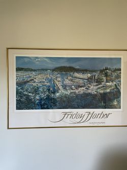 Friday Harbor Framed Print