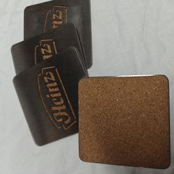 Heinz Metal/Cork Coaster Set