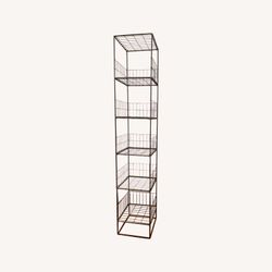 Metal Bookshelf — Like New — CB2 — Industrial Wire