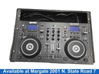 Gemini Cdm-4000bt Black DJ Turntable