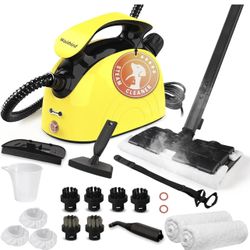 Steam cleaner, 1500w Steamer Cleaning Fast Heating Multi-Surface Steam Cleaner for Home, Steamer Cleaning for Grout
