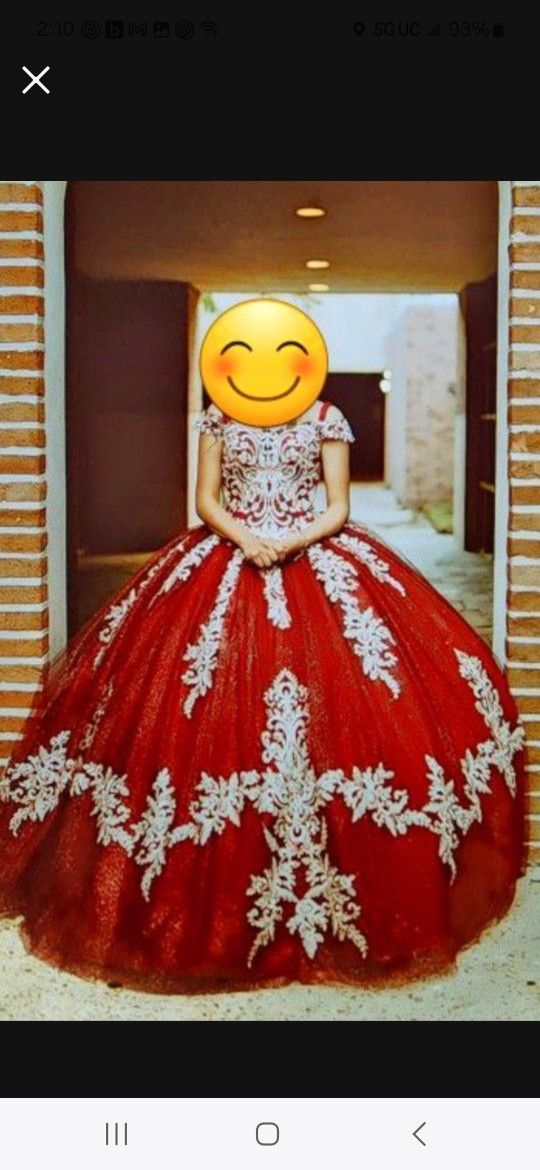Quinceanera Dress Burgundy
