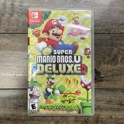 Nintendo Switch Super Mario Bros U Deluxe Video Game 