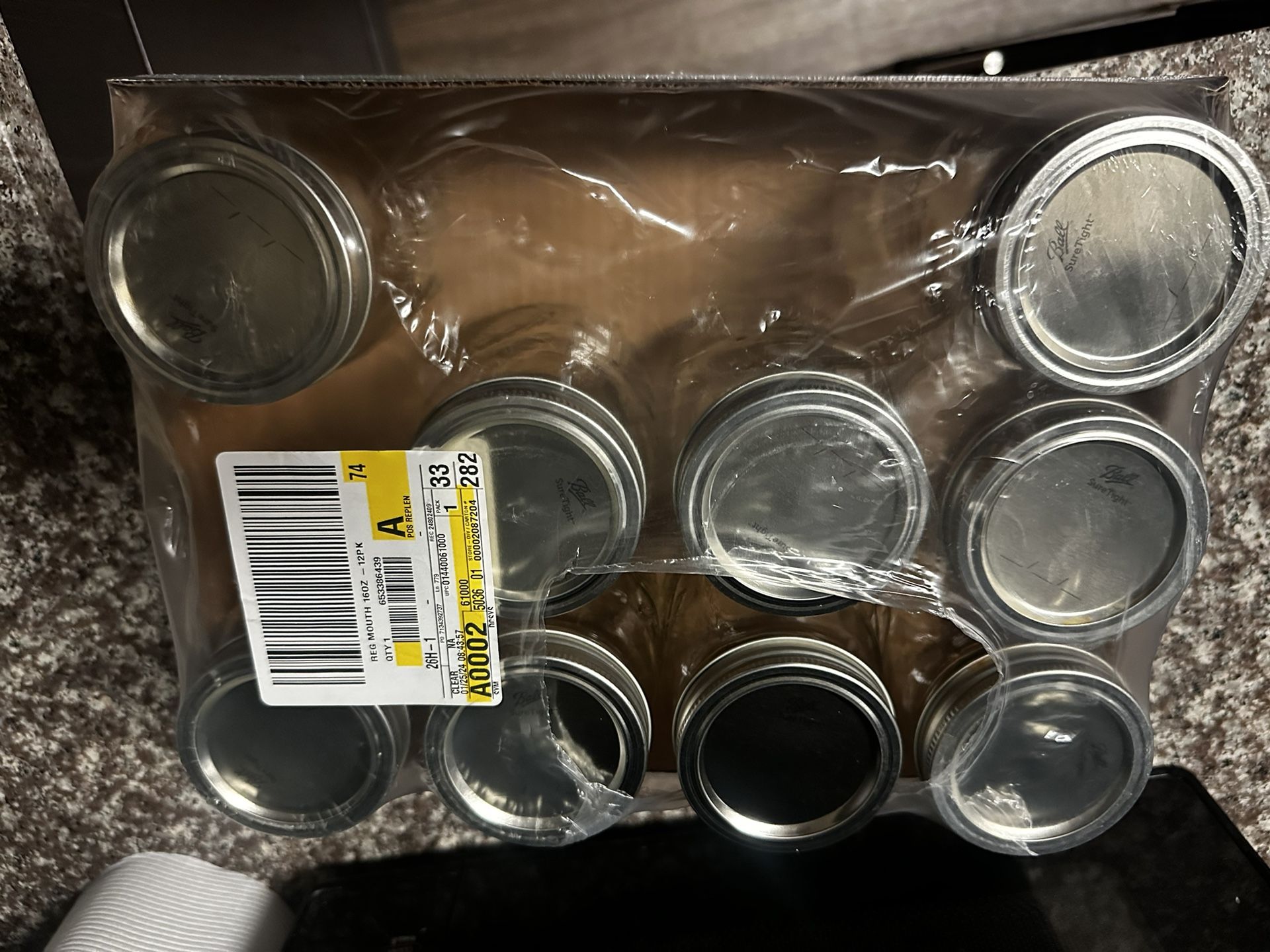 Mason Jars X 9 