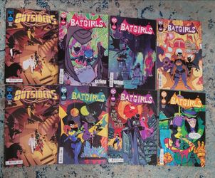 Batgirl's comic book lot