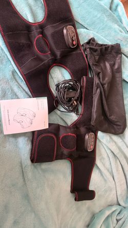 QUINEAR Heated Knee Massager Set (Pair) with Vibration & Heat - Like New
