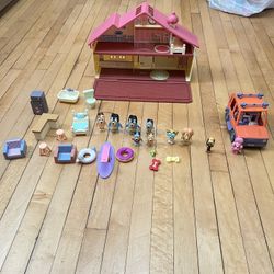 Toddler/kids bluey Family Play Set Bundle 