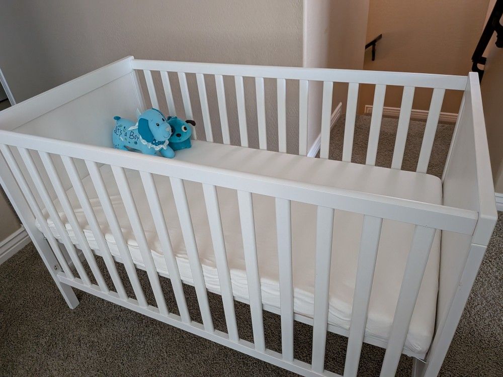 Ikea Sundvik Crib And Mattress