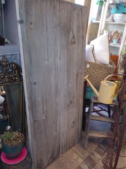Weathered farmhouse table top