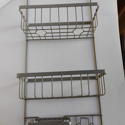 Bathroom Shower Caddy - Threshold: Rust-Resistant Hanging Organizer, Storage Shelf, PVC & Steel