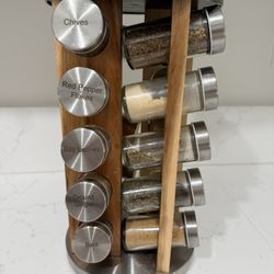 Spice Rack with 19 different spices