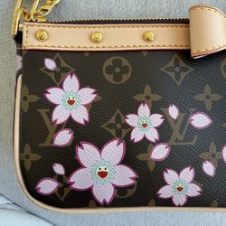 LV X Murakami chain purse