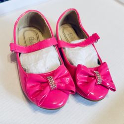 BellaMarie Flats With Bow And Ankle Strap For Toddlers