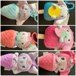 Hello Kitty And Friends Plush Keychains