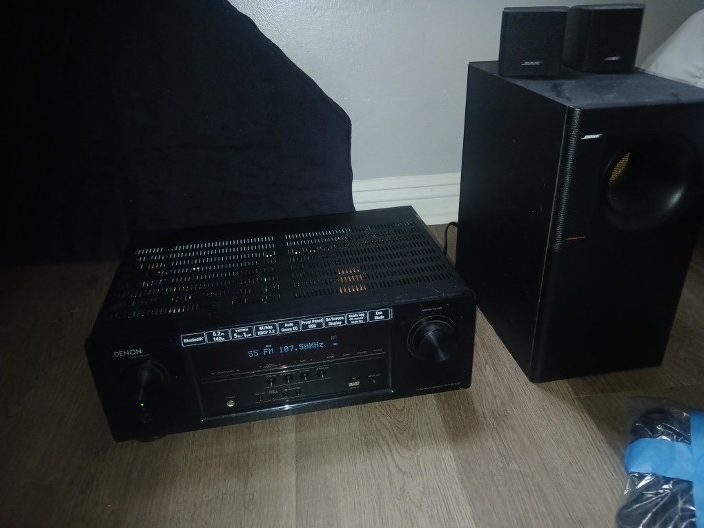 Denon Receiver With Bose Speaker's$100firm