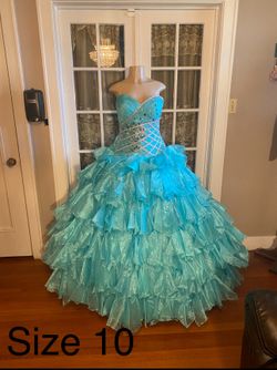 Teal Quince Dress