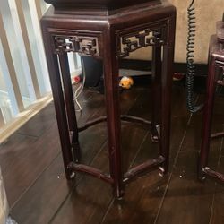 Antique Japanese/Oriental End Tables