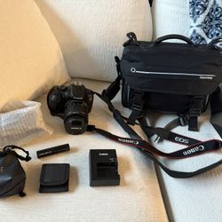 Canon Rebel T6 w/all Accessories 