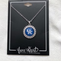 University Of Kentucky Pendant Necklace With Necklace Extender 