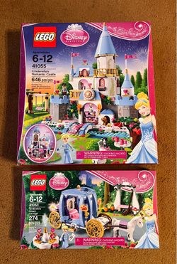 Set of (2) Lego Disney Princess 41055, 41053