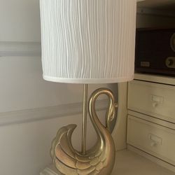 Golden Swan Lamp