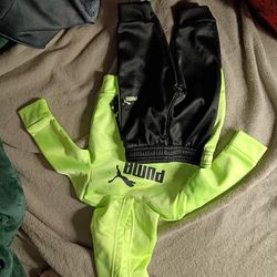 Puma Infant Boys Outfit Two Pieces Hooded Sweatshirt And Pants Size 3 To 6 Months