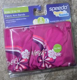 LIKE NEW SPEEDO PINK FABRIC SWIMBANDS
