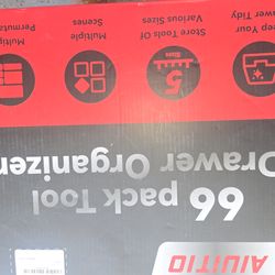 NIB 66 pack tool drawer organizer