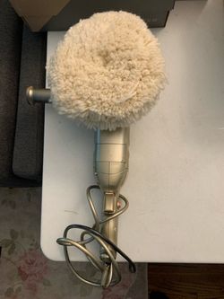Corded Rotary Car Buffer / Polisher with Wool Bonnet Pad