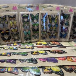 Crafter's Square Butterfly Stickers, 