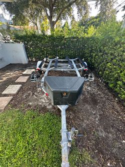 Double jet ski trailer