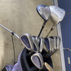Lady’s Golf Clubs And Bag