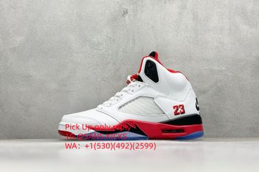 Air Jordan 5 Retro Fire Red Black Tongue AJ5