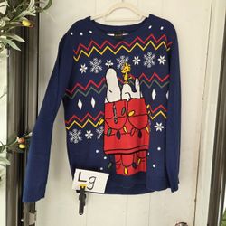 Snoopy Large Christmas Ugly Sweater