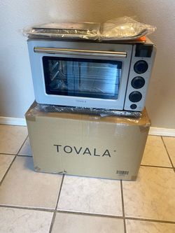 Tovala Smart Oven, 5-in-1 Combo - Air Fry, Toast, Bake, Broil, and Reheat - Smartphone Controlled Countertop Convection