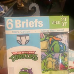 Character Toddler Boy Briefs, 6 Pack Sizes 2T-3T