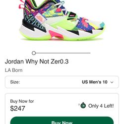 Brand New LeBron Jordan Why Not Zero3