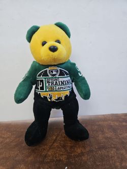 2003 spring training arizona San Diego & Seattle stuffed bear in chandler