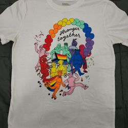 Pride Stronger Together Women's Tee (Size Large)