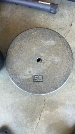 50 lb Cast Iron Weight Plate