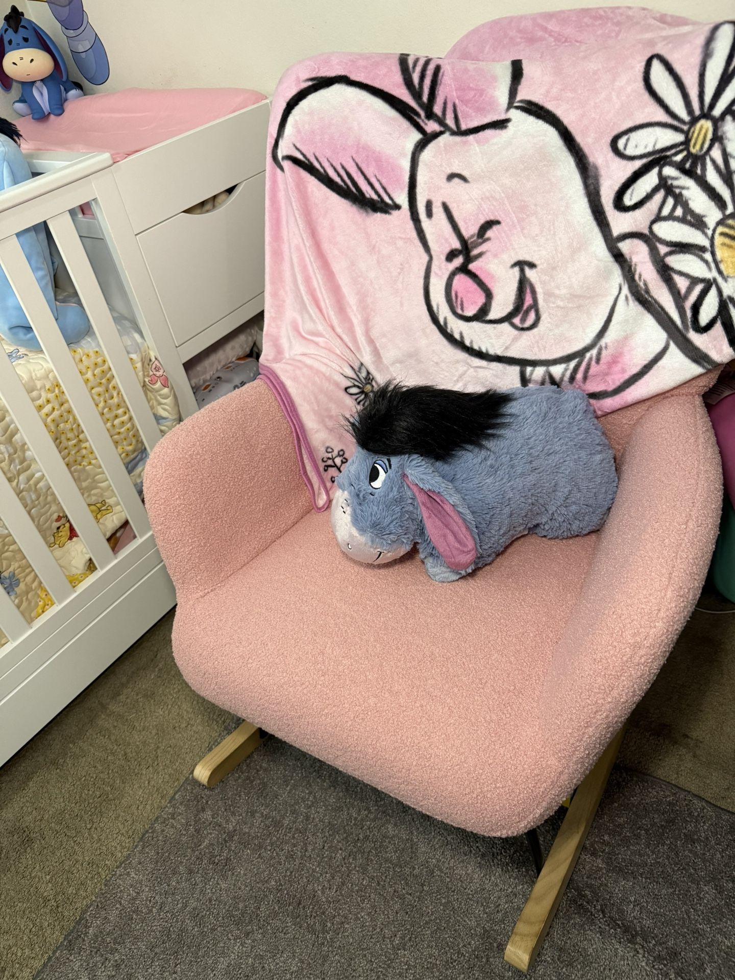 Pink Rocking Chair