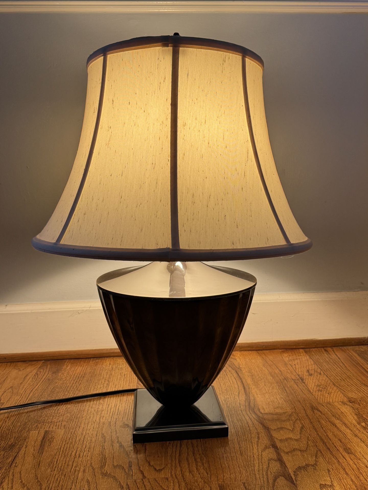 Vintage Metal lamp with Stiffel Shade