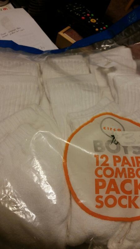 Boys 12 oair combo pack socks